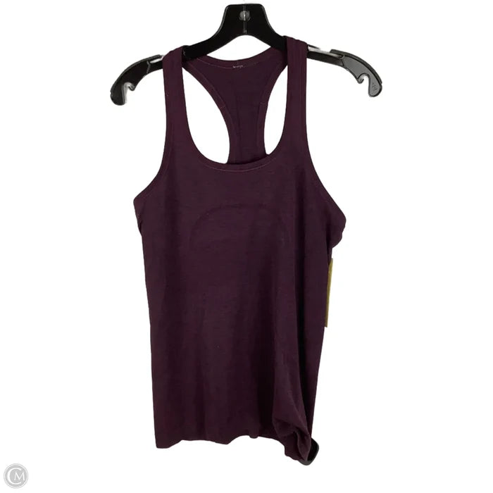 Athletic Tank Top By Lululemon In Purple, Size: 8