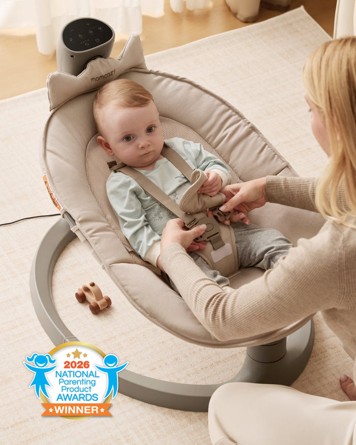 Balancelle électrique pour bébé 2-en-1 Momcozy