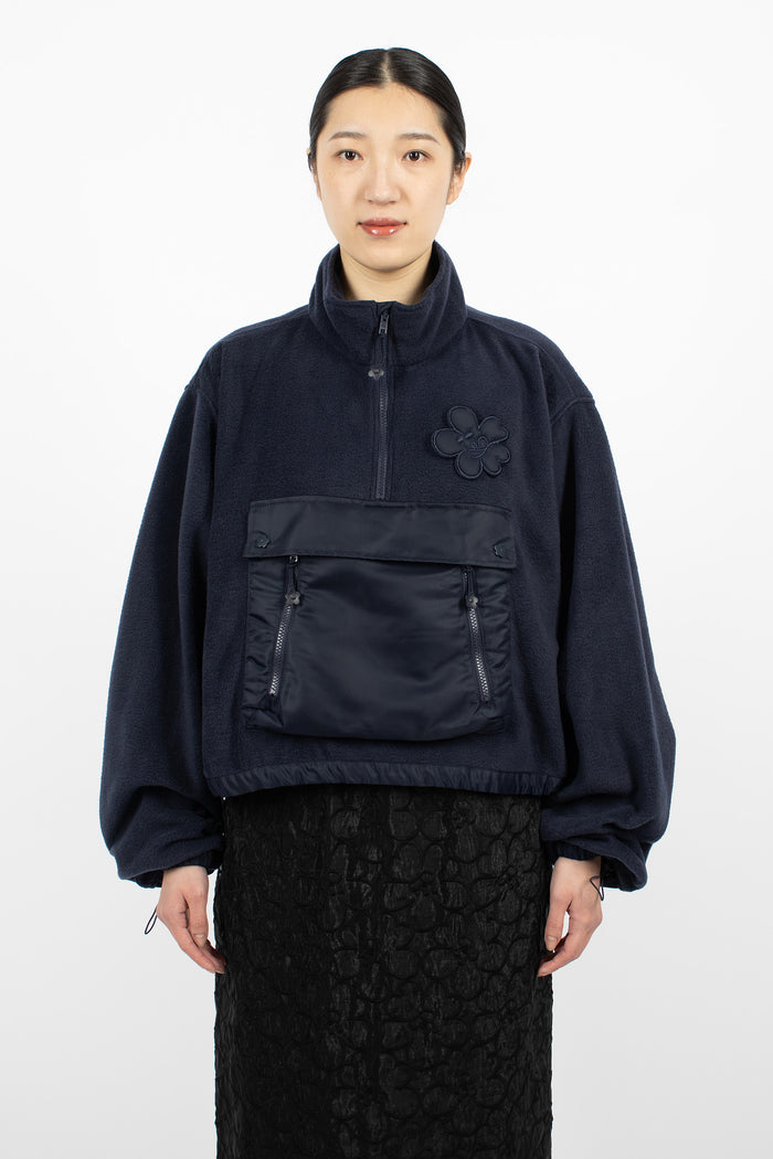 Bastian Fleece Top Navy