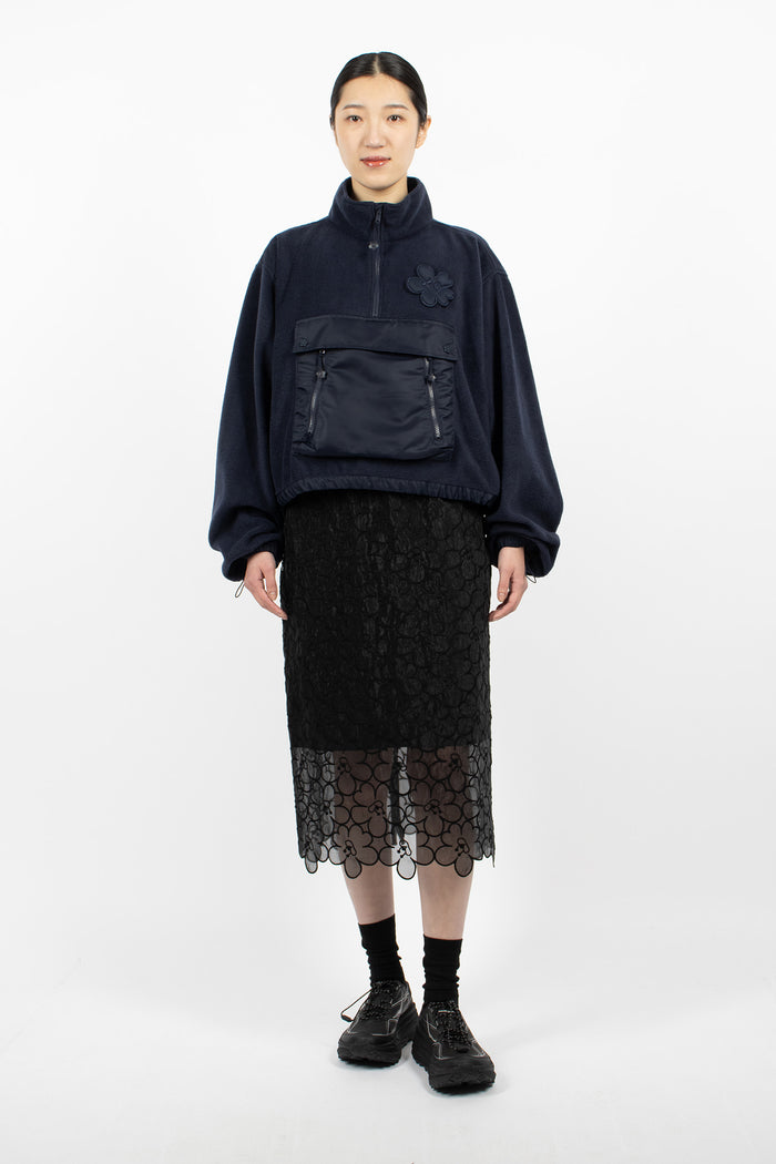 Bastian Fleece Top Navy