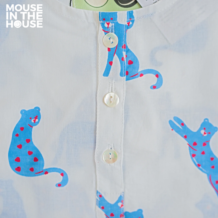 Blue Panther- Unisex Nightdress
