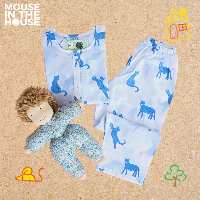 Blue Panther- Unisex Nightdress