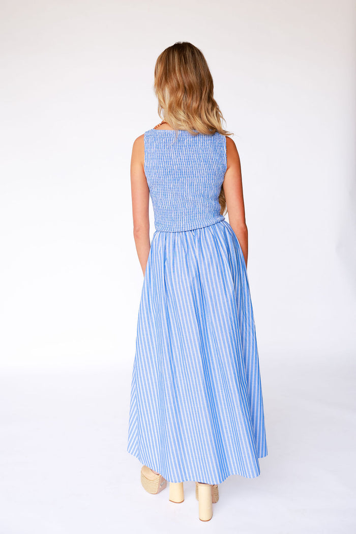Blue Rush Maxi Dress - Blue