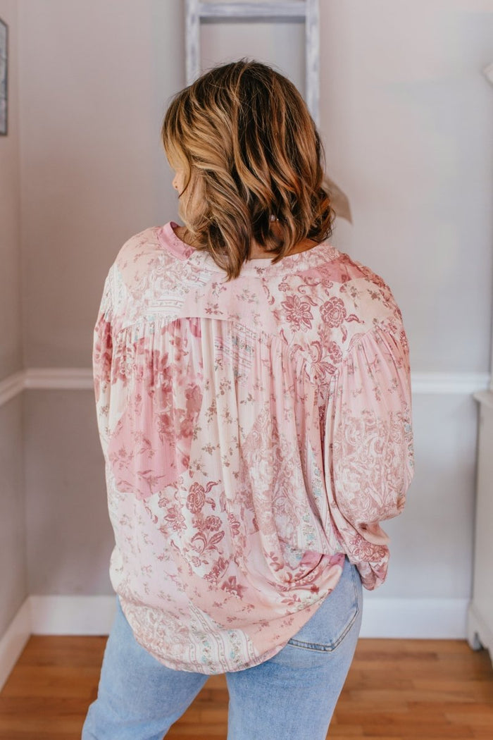 Blush Beauty Top - Macoma Boutique120 Long Sleeve