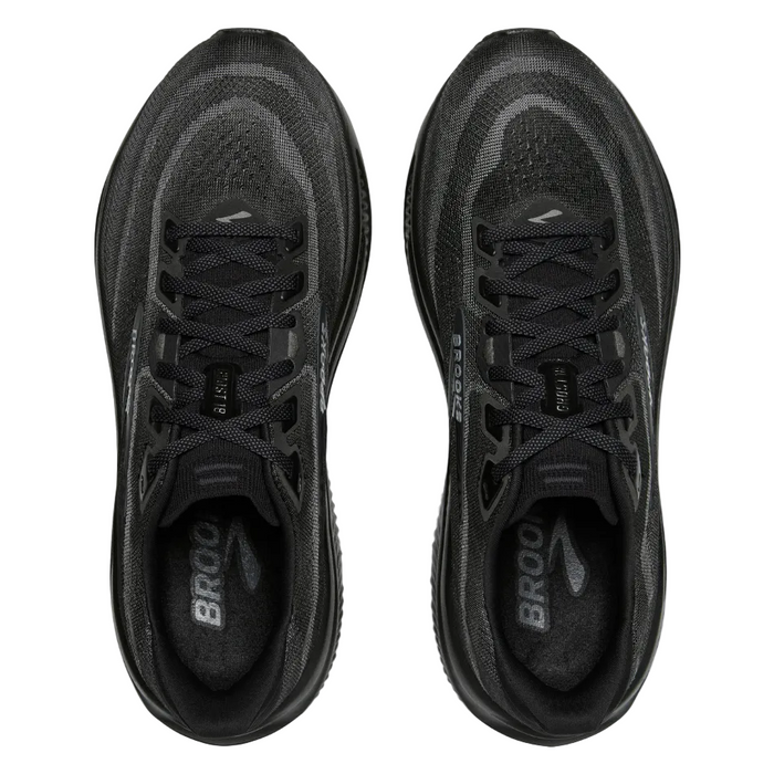 Brooks Men's Ghost 18 Running Shoes in Black/Black/Ebony AW26