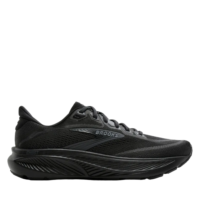 Brooks Men's Ghost 18 Wide Fitting (2E) Running Shoes in Black/Black/Ebony AW26