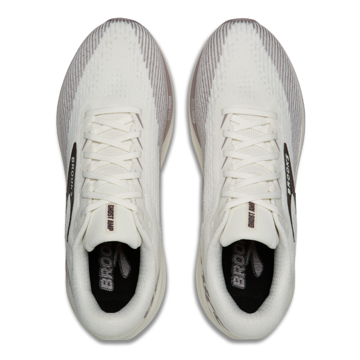 Brooks Men's Ghost Amp Running Shoes in Coconut/Purple Dove/Raisin AW26