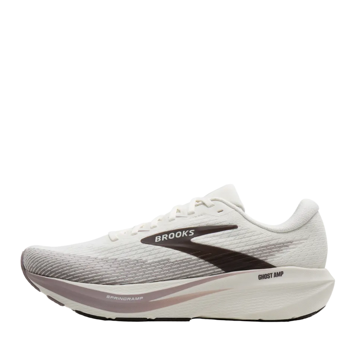Brooks Men's Ghost Amp Running Shoes in Coconut/Purple Dove/Raisin AW26