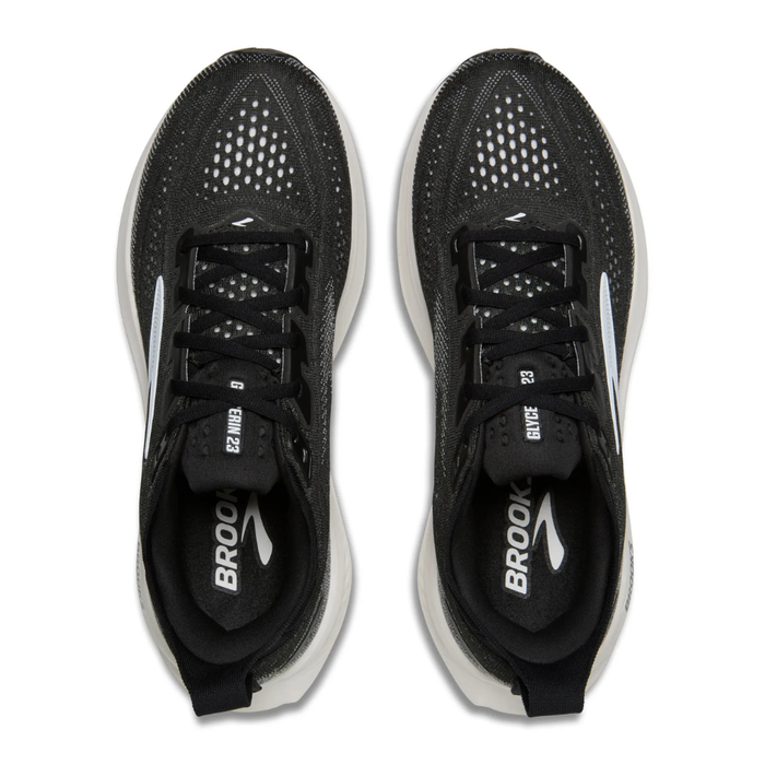 Brooks Men's Glycerin 23 Wide Fitting 2E Running Shoes in Black/Grey/White AW26