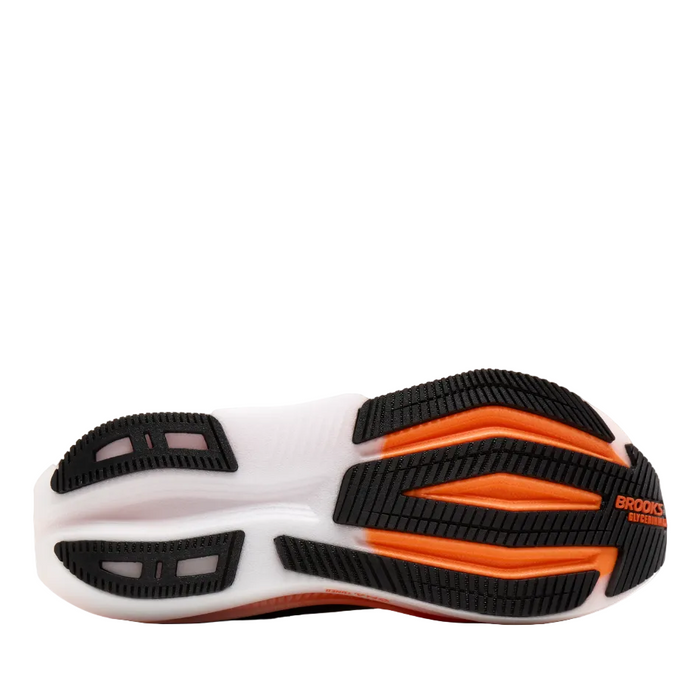 Brooks Men's Glycerin Max 2 Running Shoes in Black/Tigerlily/Orange AW26