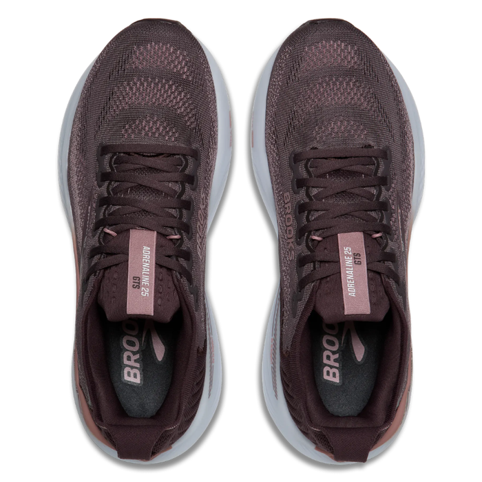 Brooks Women's Adrenaline GTS 25 Running Shoes in Raisin/Woodrose/White AW26