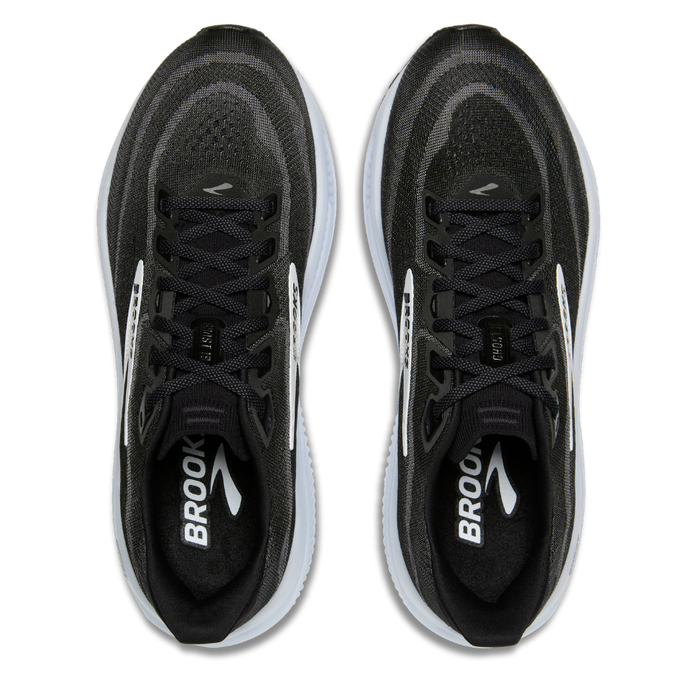 Brooks Women's Ghost 18 Running Shoes in Black/Grey/White AW26