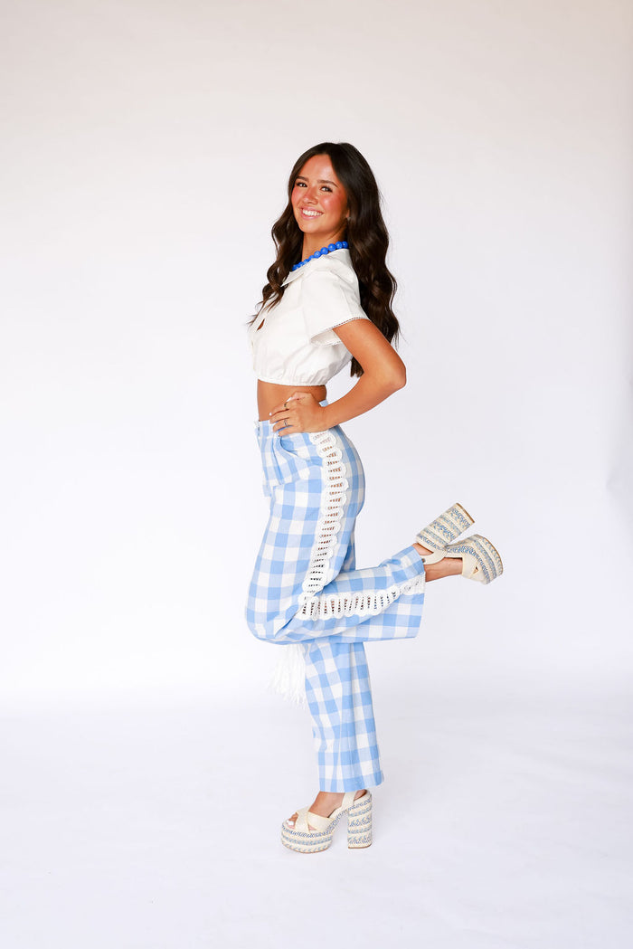 Capri Pant -Blue