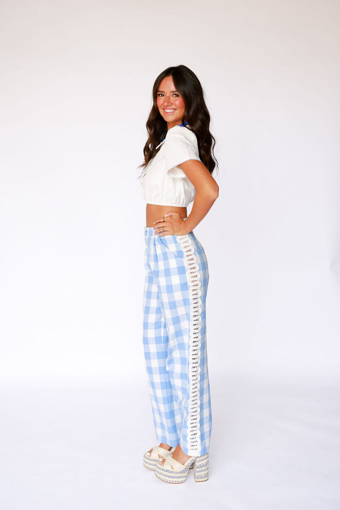 Capri Pant -Blue