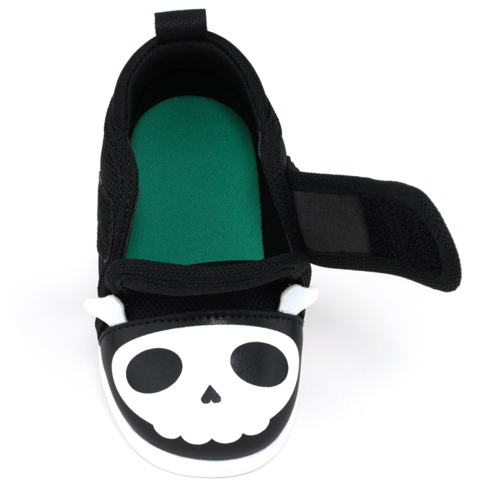 Captain Zuga Squeaky Single Shoe for Boys and Girls V2 | Black/White | (One Shoe Only)