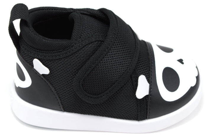 Skull & Crossbones Pirate Squeaky Toddler Shoes | Black/White Version 2.0 2025 Squeaky Shoes ikiki® Shoes