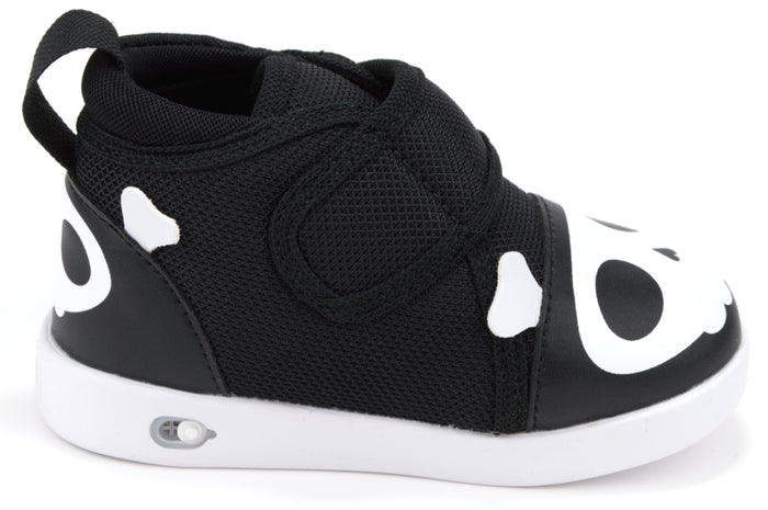 Captain Zuga Squeaky Single Shoe for Boys and Girls V2 | Black/White | (One Shoe Only)