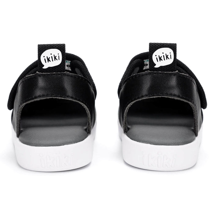 Checkered Squeakerless Toddler Sandals | Black/White Squeakerless Sandals ikiki® Shoes