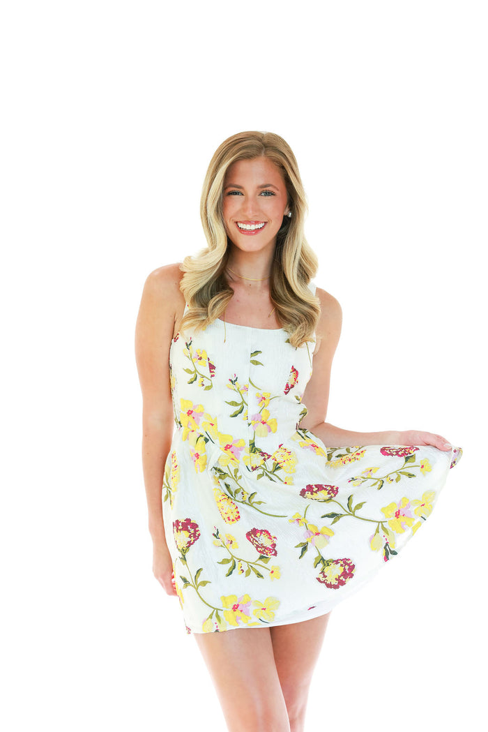 Cheree’ Mini - Floral Jaquard