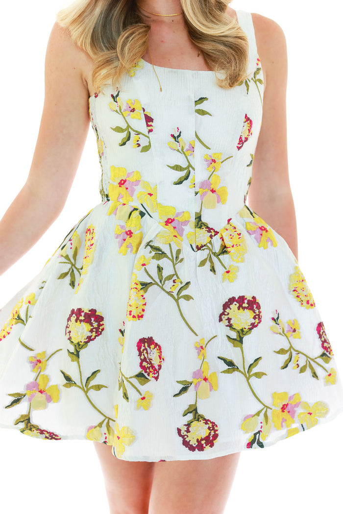 Cheree’ Mini - Floral Jaquard