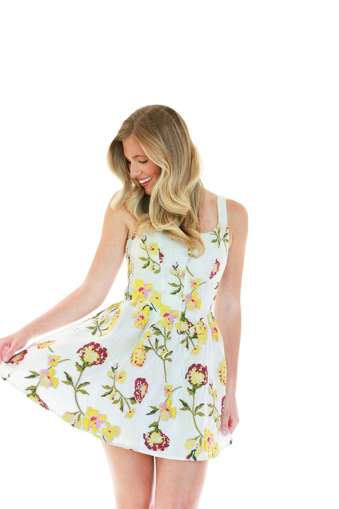 Cheree’ Mini - Floral Jaquard