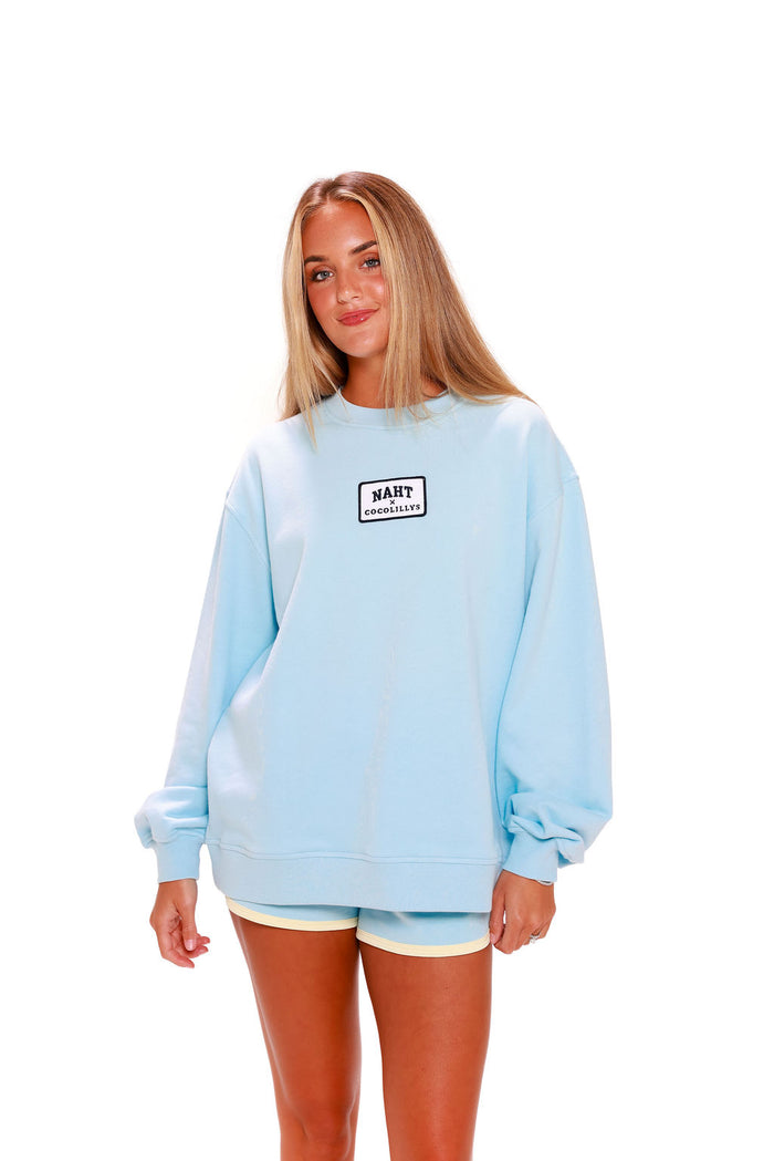 Coco Sweatshirt - Baby Blue