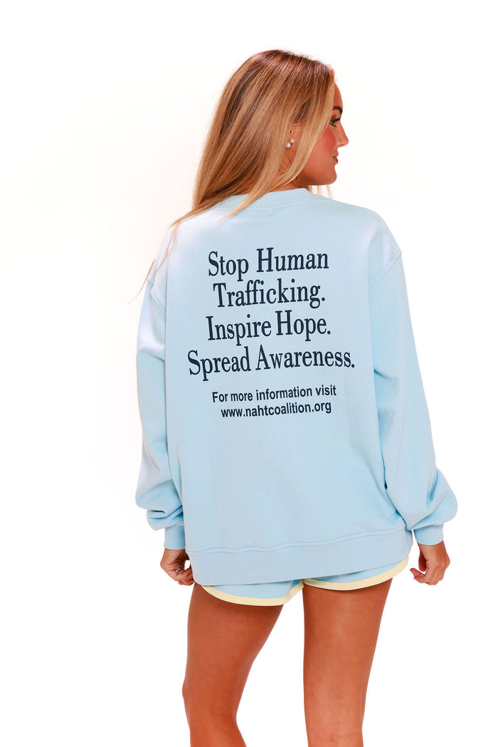 Coco Sweatshirt - Baby Blue