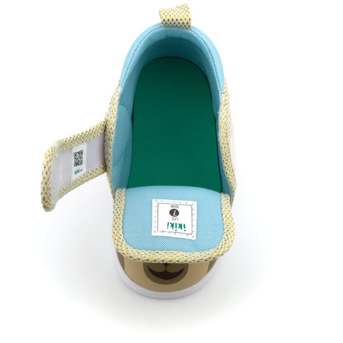 Cool Llama Squeaky Single Shoe for Boys and Girls V2 | White/Teal | (One Shoe Only)