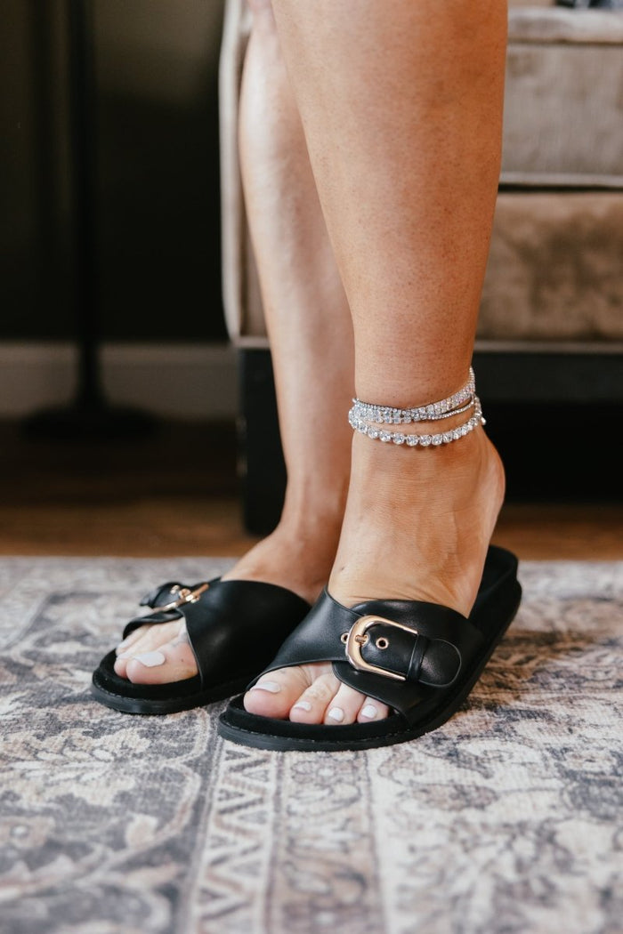 Corky's Black Passport Sandals - Macoma Boutique304 Sandals