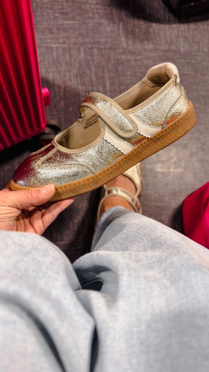 Corky's Gold Calm Down Sneakers - Macoma Boutique301 Sneakers