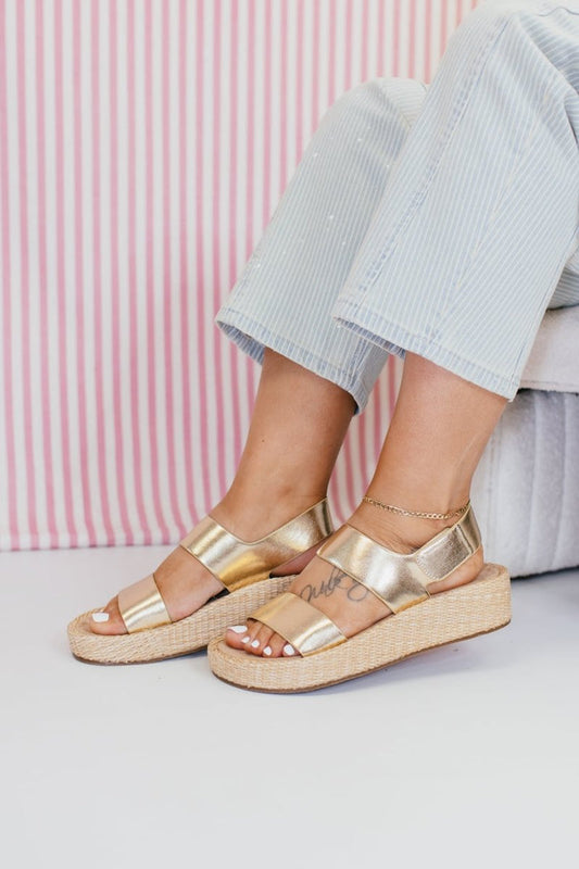 Corky's Gold Heatwave Sandals - Macoma Boutique304 Sandals