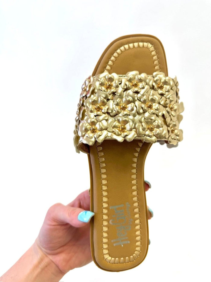 Corky's Gold Metallic Spring Fever Sandals - Macoma Boutique304 Sandals