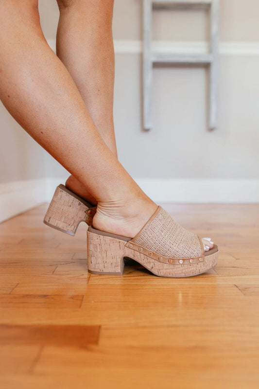 Corky's Honey Raffia May I Help You Wedges - Macoma Boutique302 Wedges & Heels