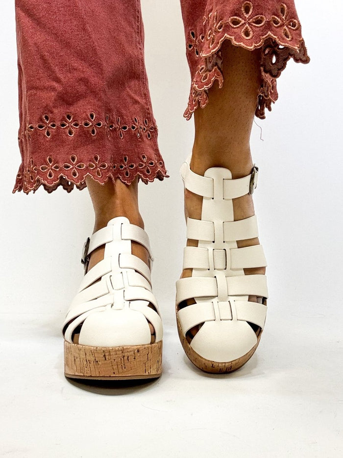 Corky's Ivory Fishin For A Compliment Shoes - Macoma Boutique302 Wedges & Heels