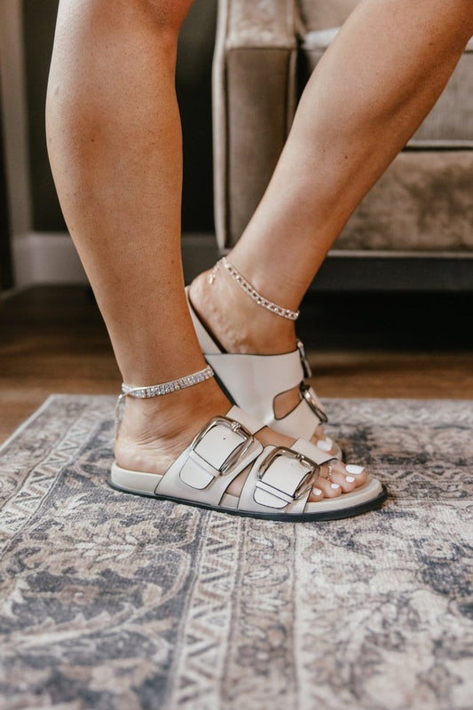 Corky's Ivory Private Jet Sandals - Macoma Boutique304 Sandals