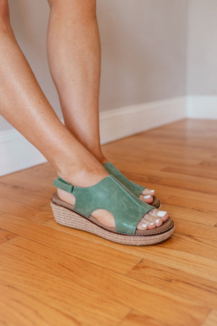 Corky's Leaf Green Volta II Sandals - Macoma Boutique304 Sandals