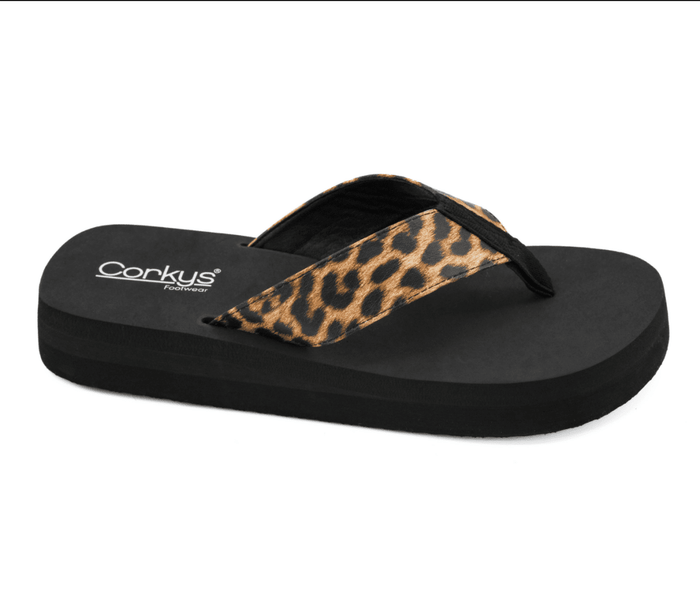 Corky's Leopard Overboard Sandals - Macoma Boutique304 Sandals
