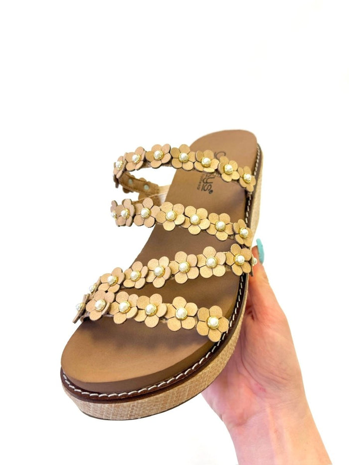 Corky's Raffia Let's Be Friends Wedges - Macoma Boutique302 Wedges & Heels