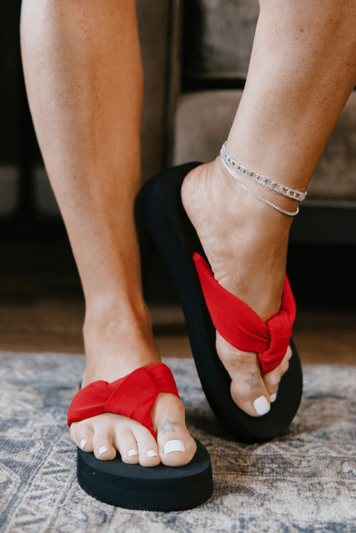 Corky's Red You Go Girl Sandals - Macoma Boutique304 Sandals