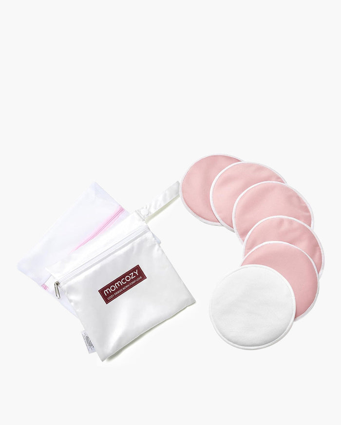 Coussinets d'allaitement réutilisables ultra-minces momcozy