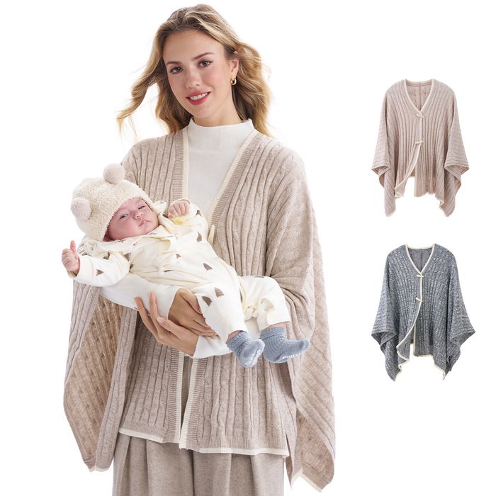 Couverture d’allaitement Momcozy en mélange de laine