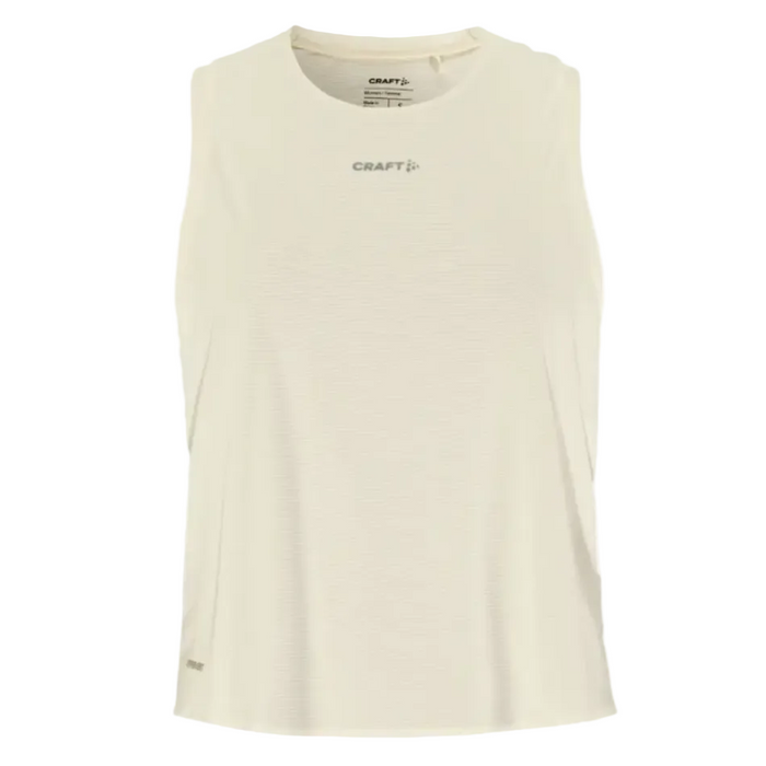 Craft Women's Hypervent Singlet in Tofu SS26