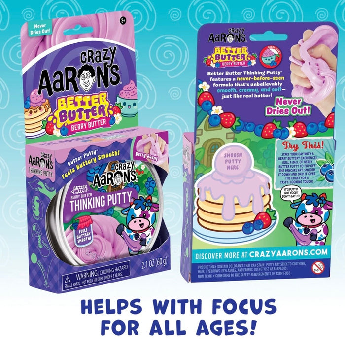Crazy Aaron’s Thinking Putty Better Butter Berry Butter