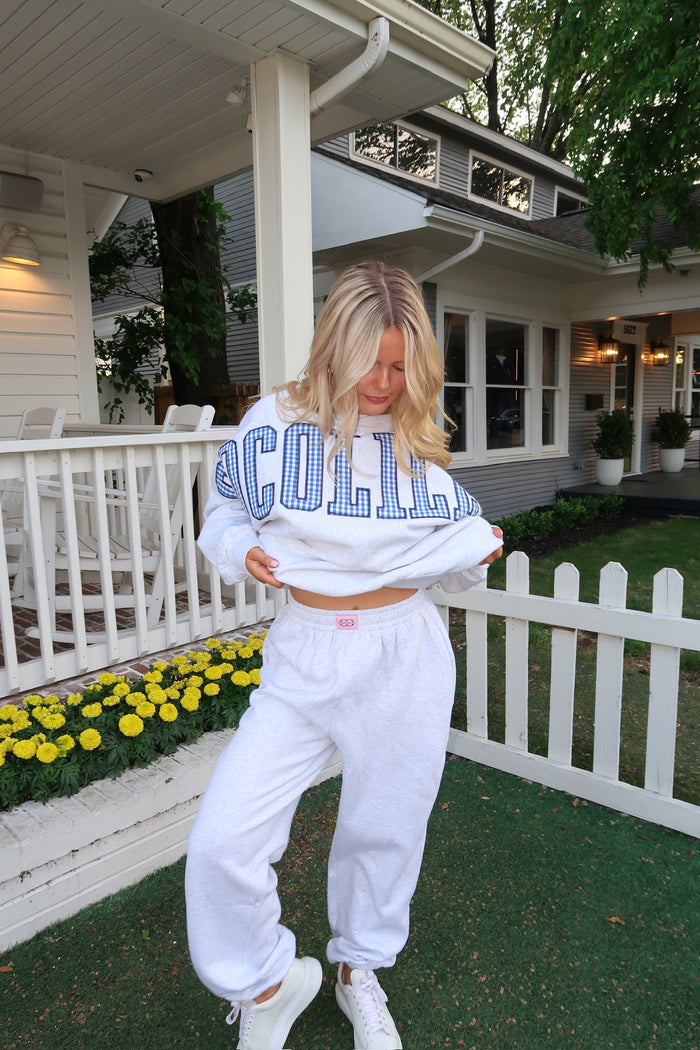 Cuffed Leg Sweatpant - Grey