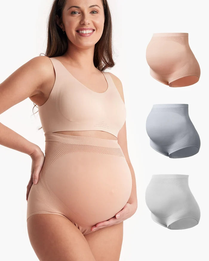 Culottes de grossesse taille haute sans coutures – maintien doux du ventre
