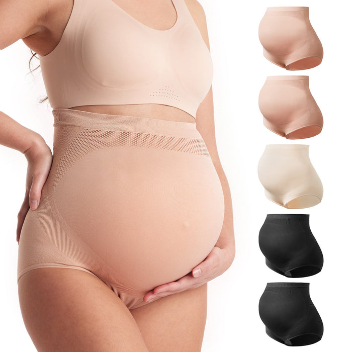 Culottes de grossesse taille haute sans coutures – maintien doux du ventre