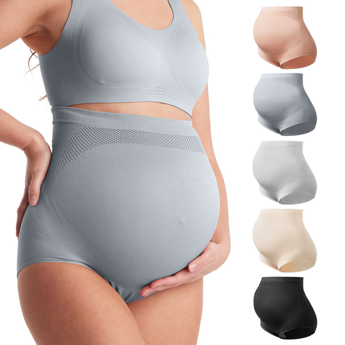 Culottes de grossesse taille haute sans coutures – maintien doux du ventre
