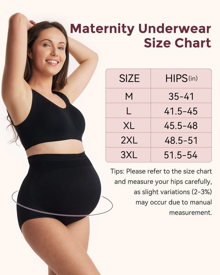 Culottes de grossesse taille haute sans coutures – maintien doux du ventre