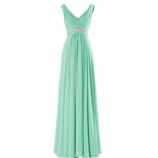 Custom Formal Dress Chiffon Bridesmaid Dress Long Maxi Dresses