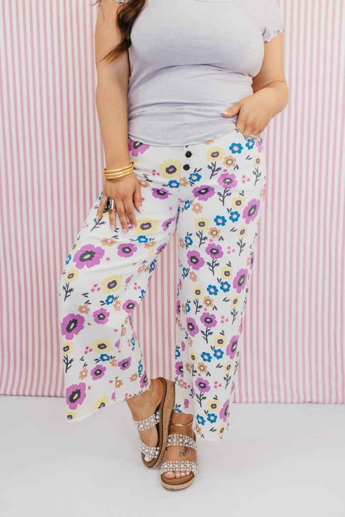 Daisy Pop Pants - Reg & Curvy - Macoma Boutique210 Other Bottoms